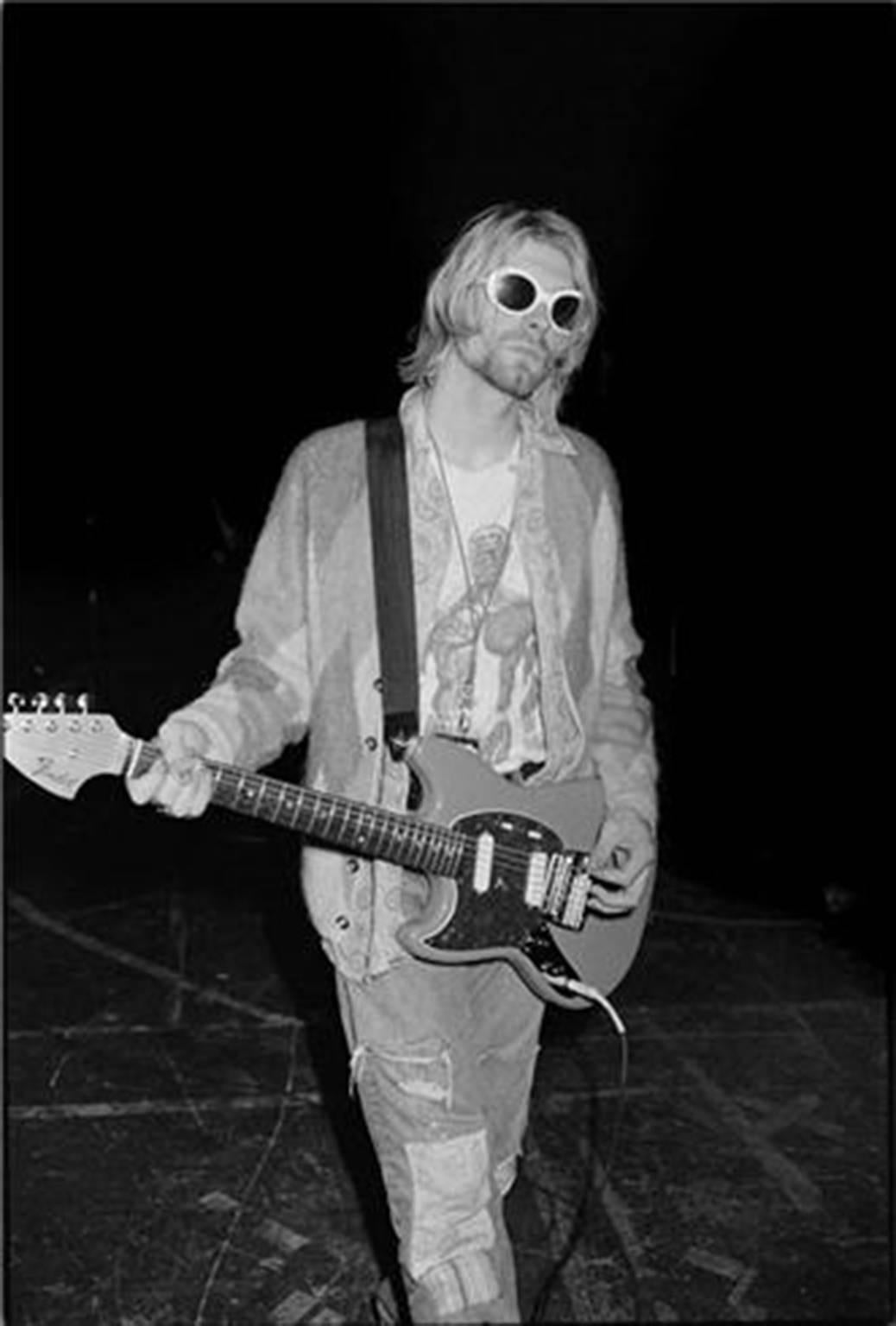 Black and White Photograph Jesse Frohman - Kurt Cobain ; Stage No. 4