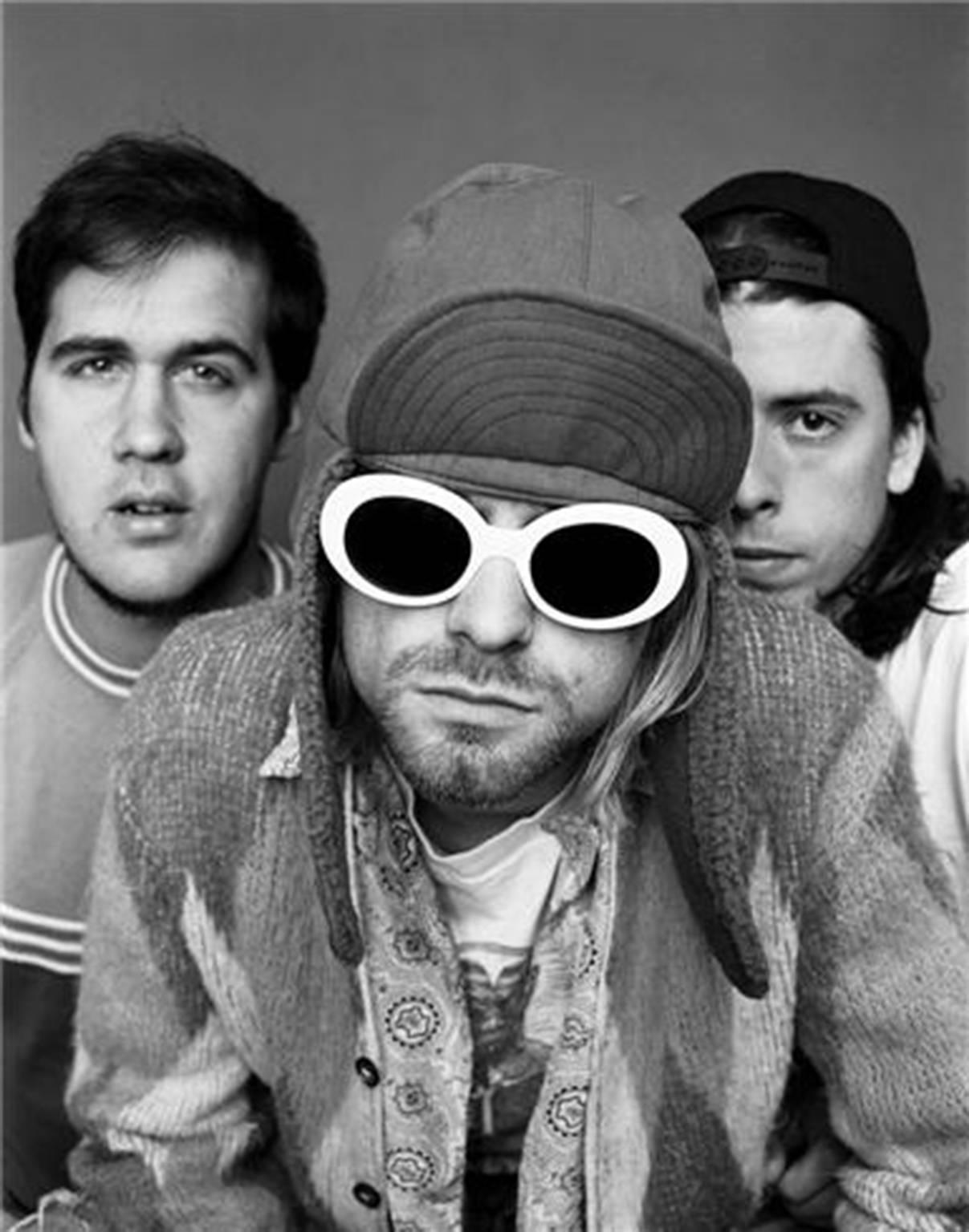 Jesse Frohman Black and White Photograph - Nirvana "C"