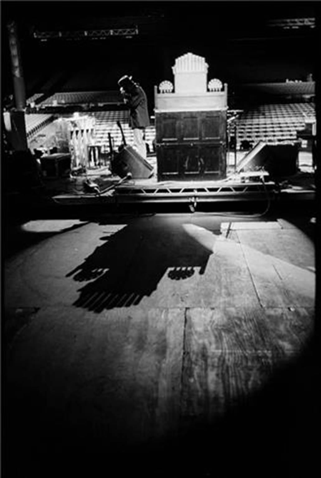 Danny Clinch Black and White Photograph - Neil Young With Organ