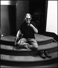 Neil Youg Sitting with a Cup of Tea