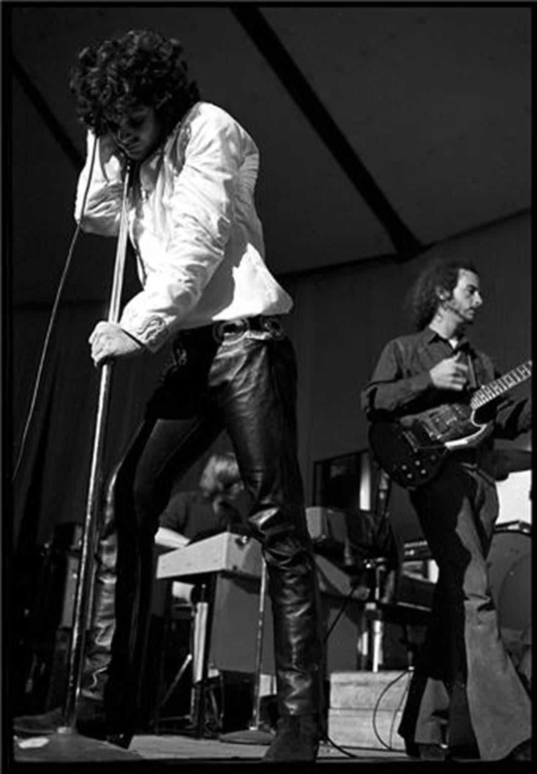 Ethan Russell Portrait Photograph - Jim Morrison Performing with The Doors