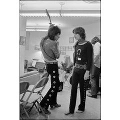 Mick Jagger and Keith Richards Backstage, 1969 5