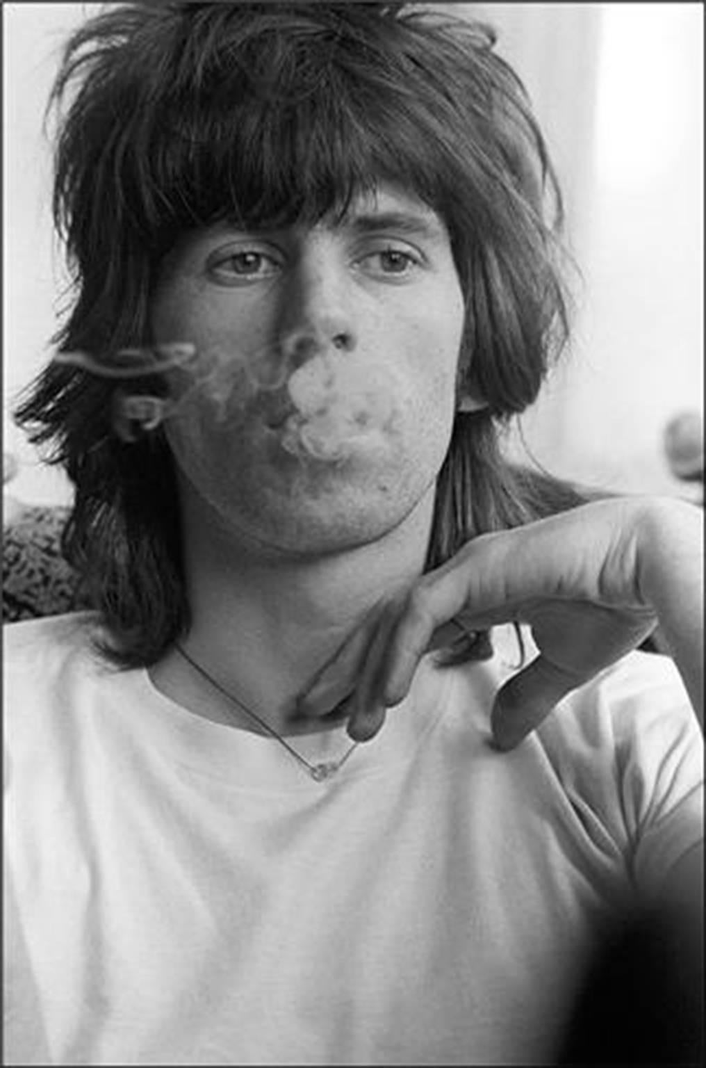 Ethan Russell Portrait Photograph - Keith Richards, London, England 1968
