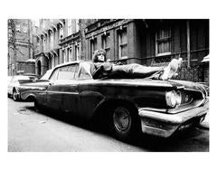 Syd Barrett, Lying On Car, Earls Court Square, London 1969