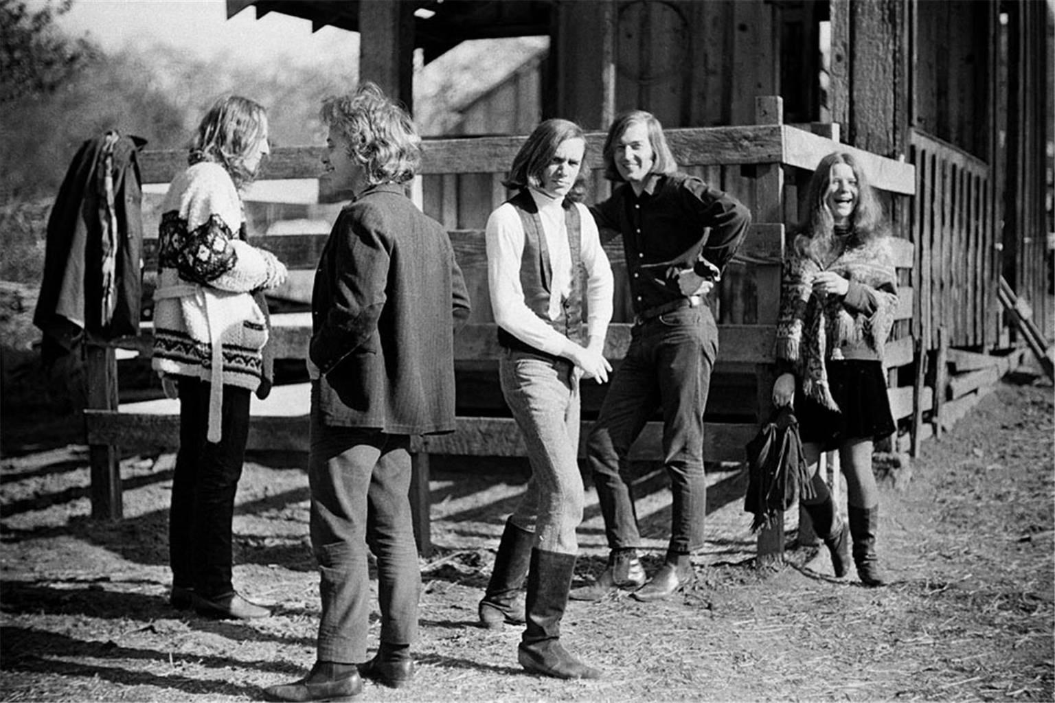 Lisa Law Black and White Photograph - Big Brother and the Holding Company, CA 1967