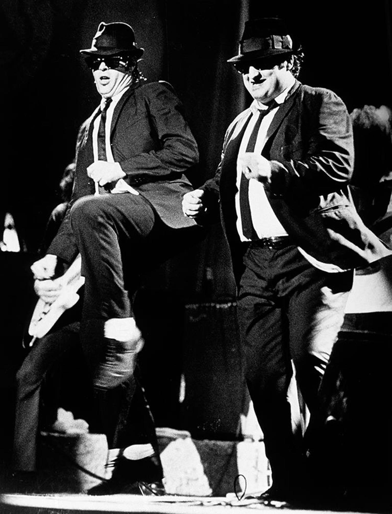 Jay Dickman Black and White Photograph - Jake and Elwood, the Blues Brothers in Dallas