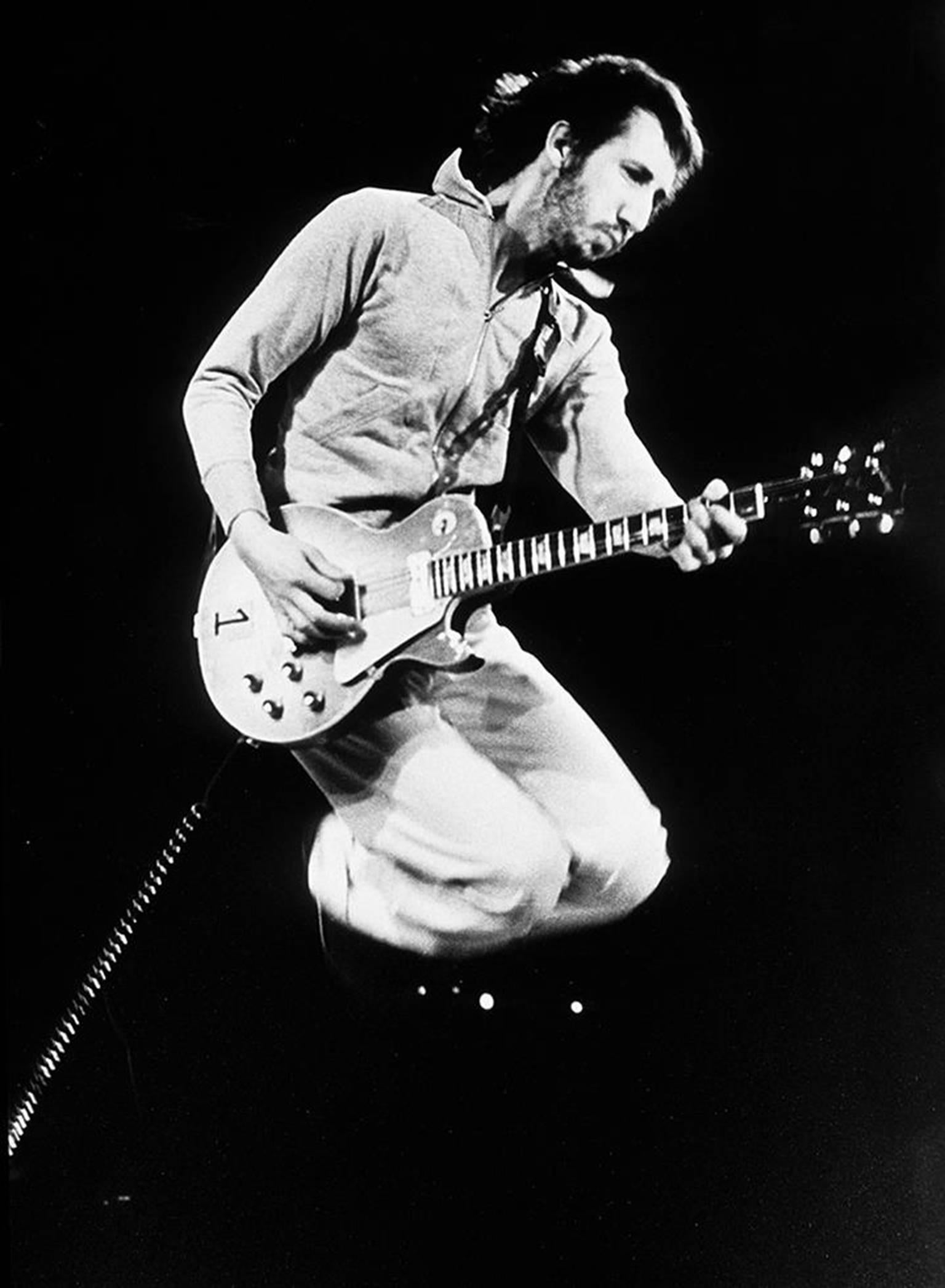 Jay Dickman Black and White Photograph - Pete Townshend, 1972