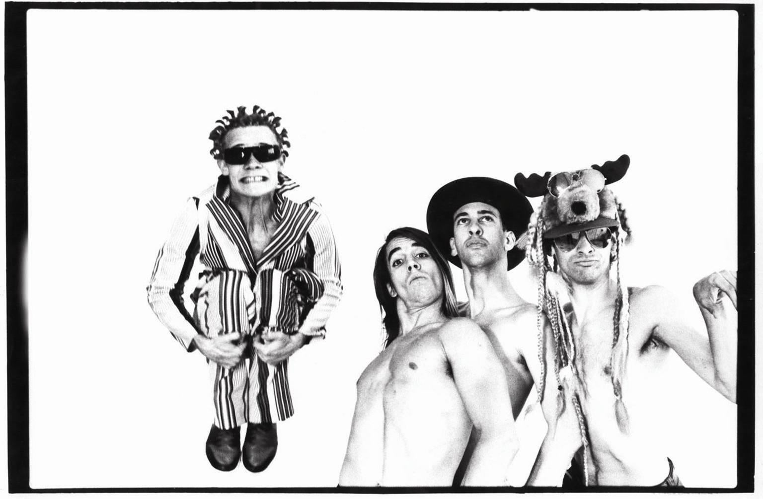 Edward Colver Black and White Photograph - Red Hot Chili Peppers, 1984