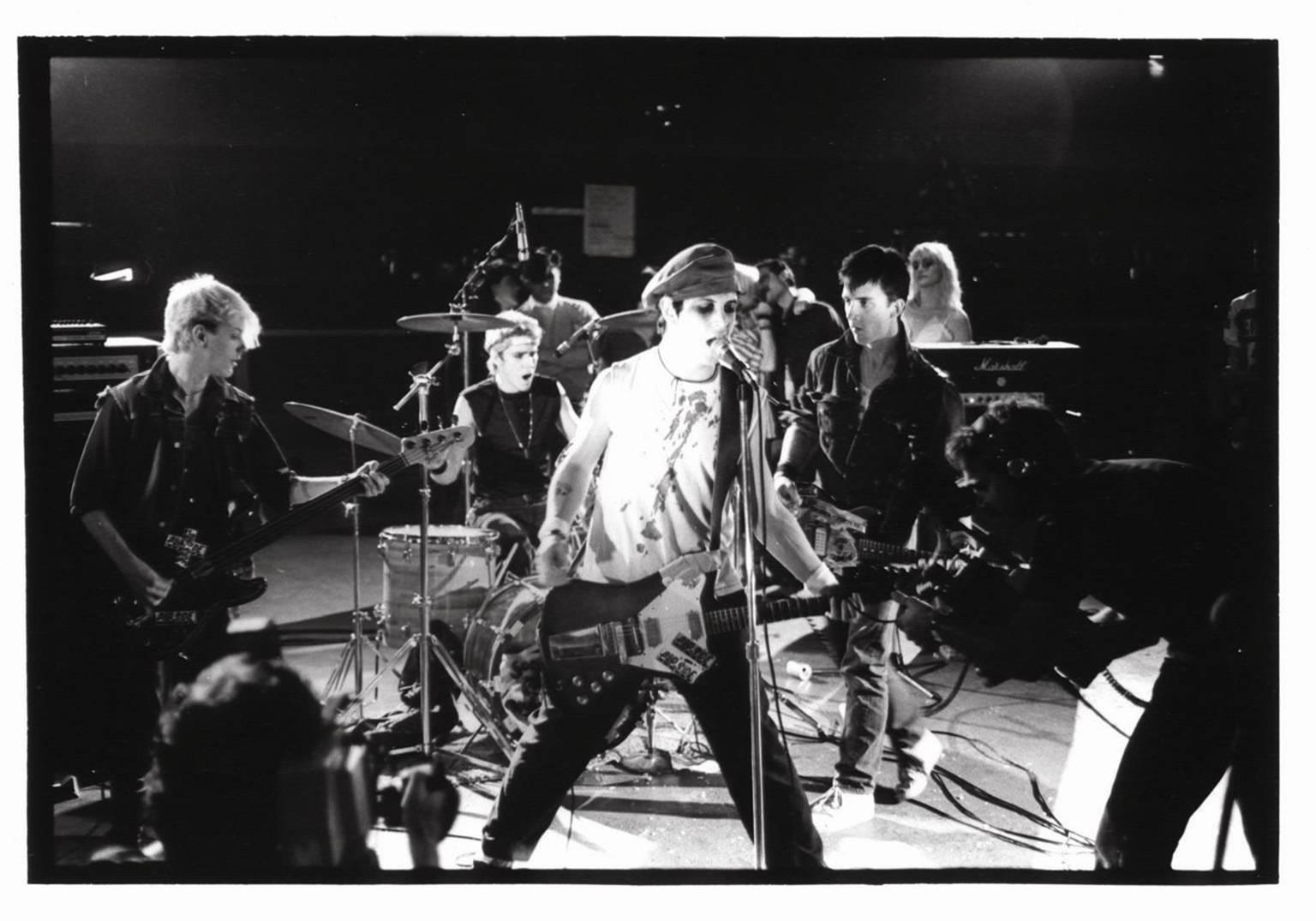 Edward Colver Black and White Photograph - Social Distortion, "Mommy's Little Monster"