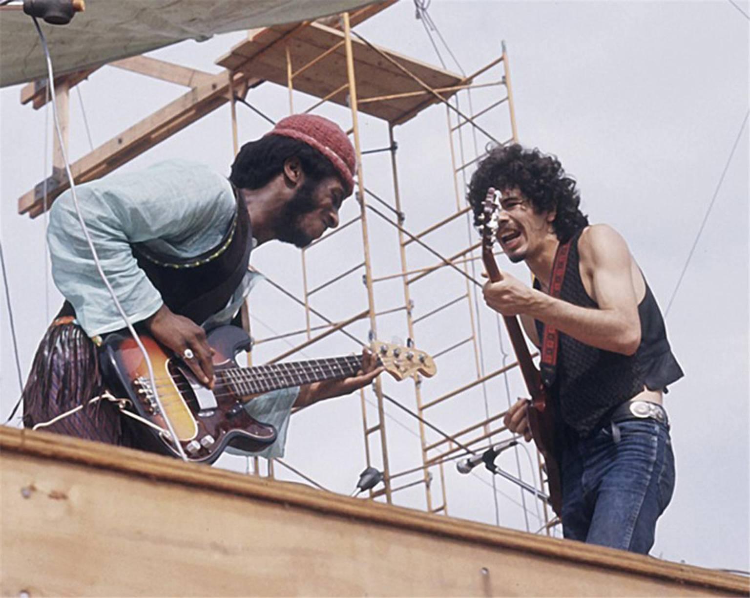 Jim Cummins Color Photograph - Carlos Santana, Woodstock, NY, 1969