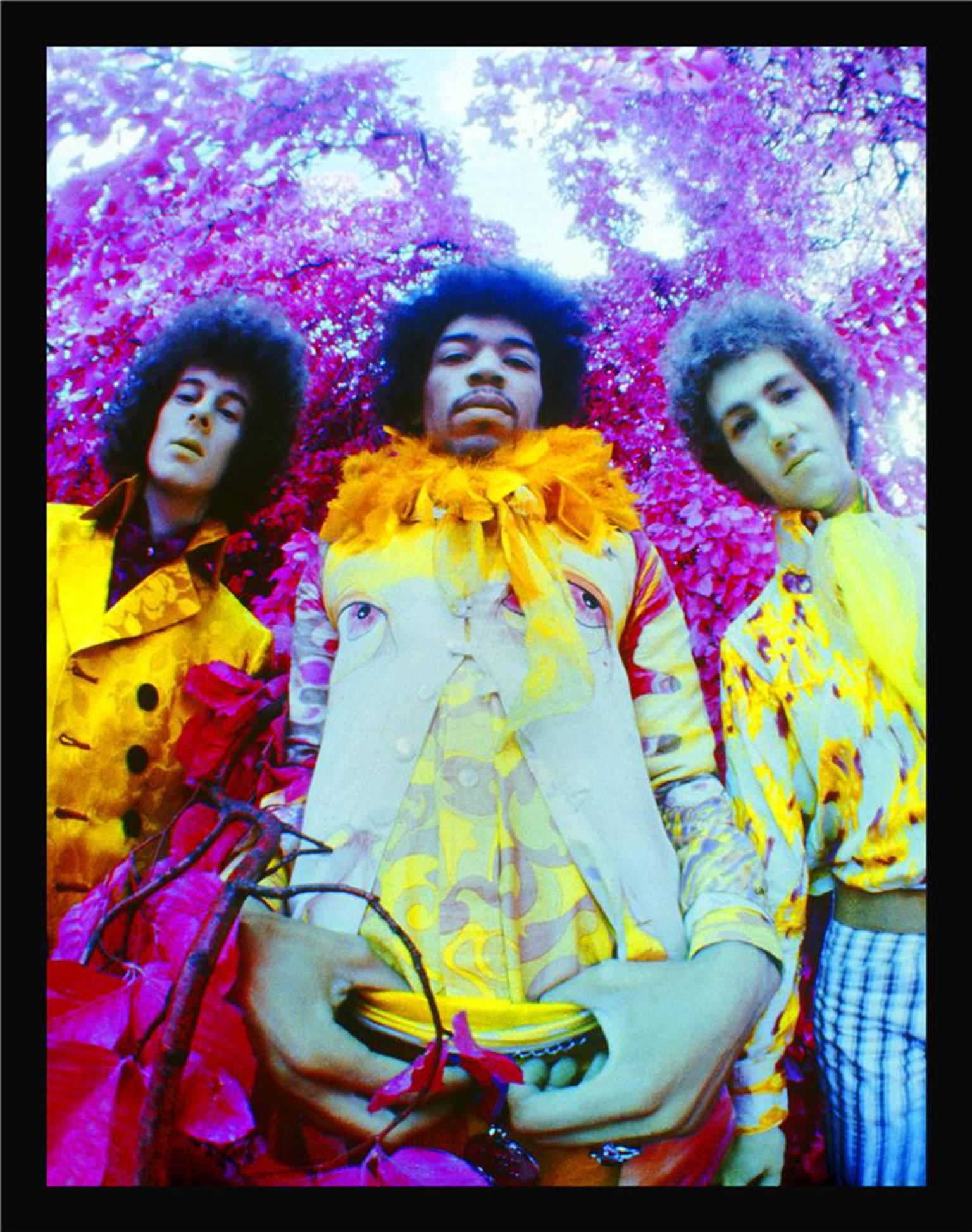 Karl Ferris Portrait Photograph - The Jimi Hendrix Experience, Guitar World Cover, 1967