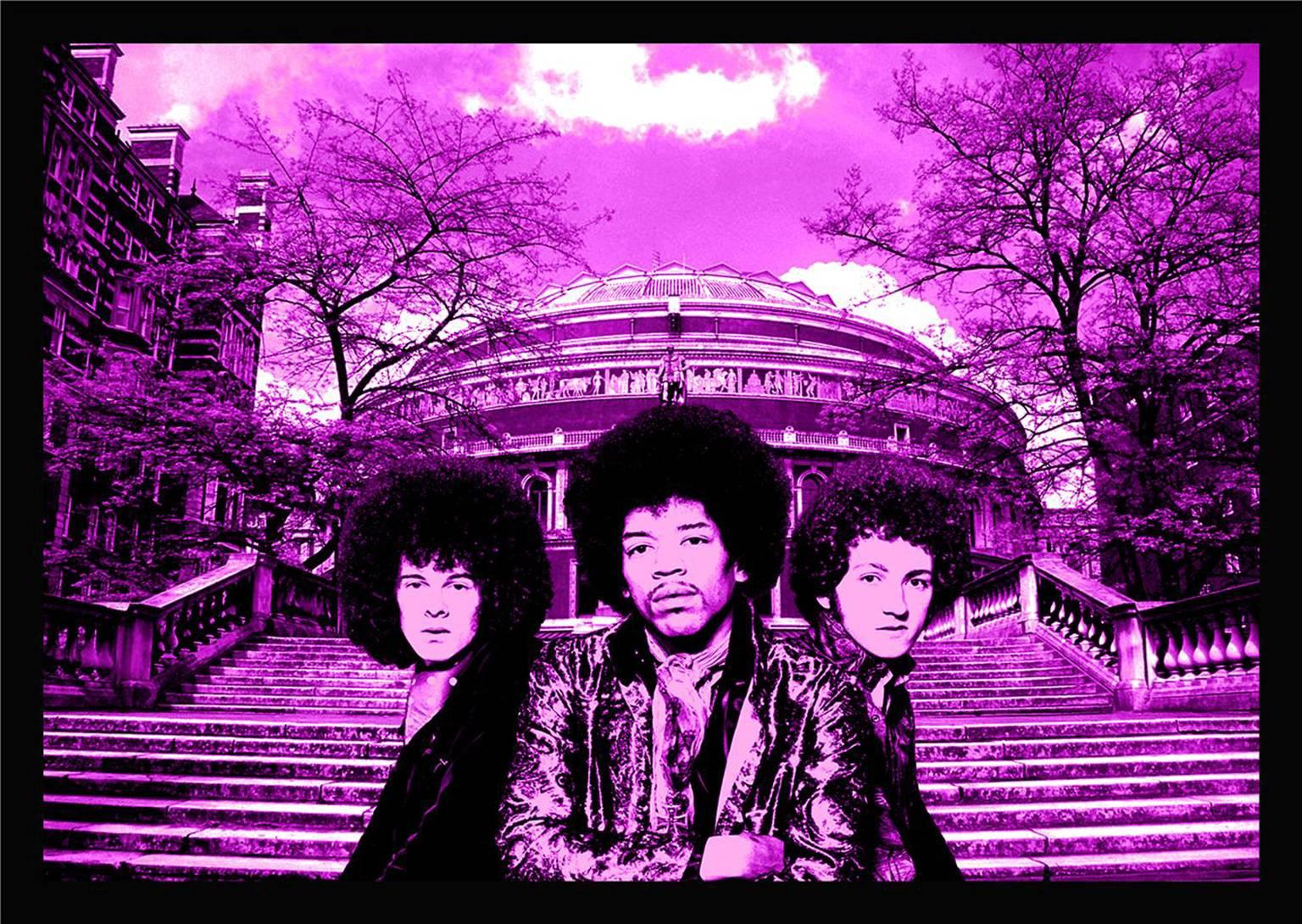 Karl Ferris Portrait Photograph - The Jimi Hendrix Experience, "Purple Haze" Poster Portrait, London, 1967