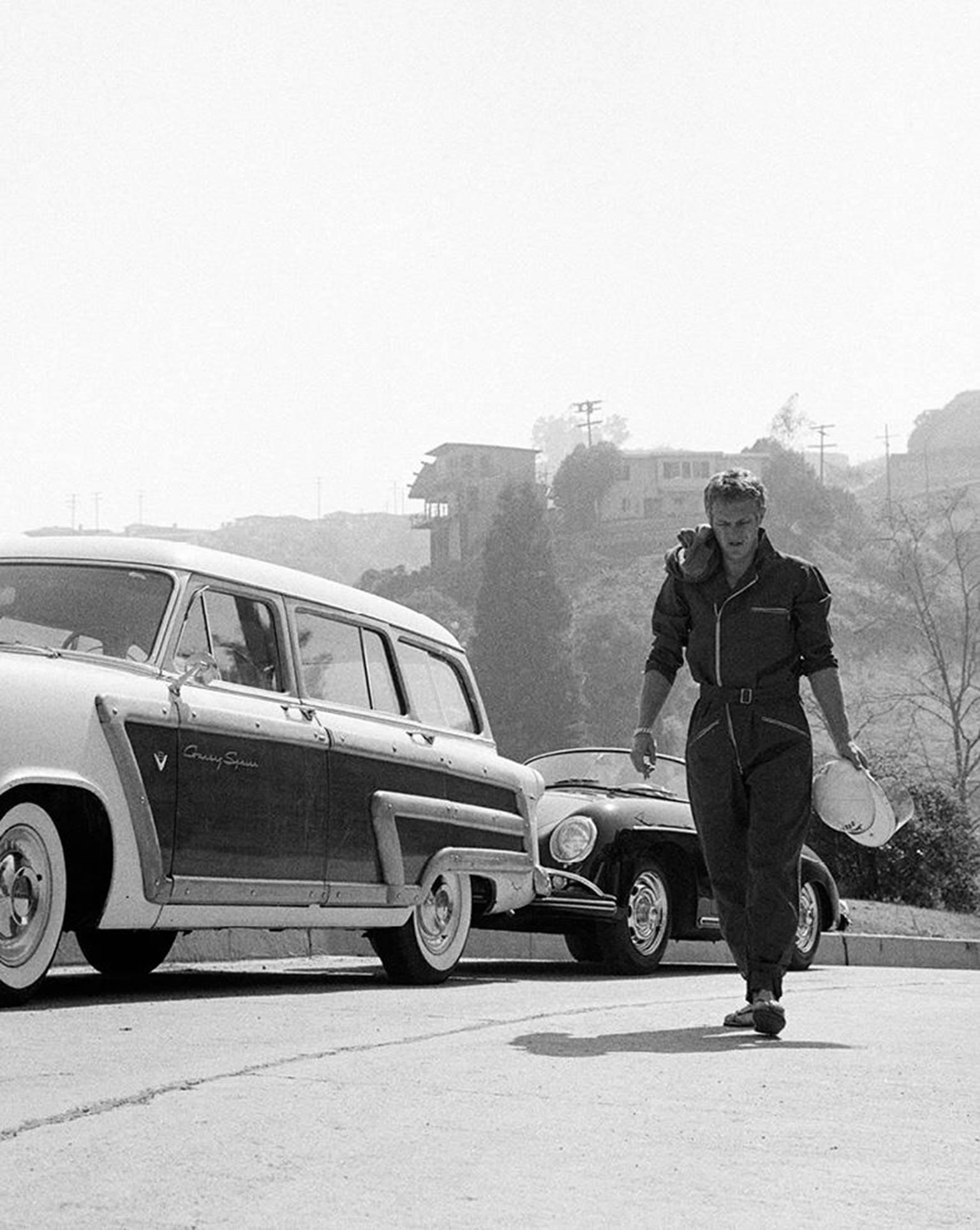 John R. Hamilton Black and White Photograph - Steve McQueen, Los Angeles, CA 1960