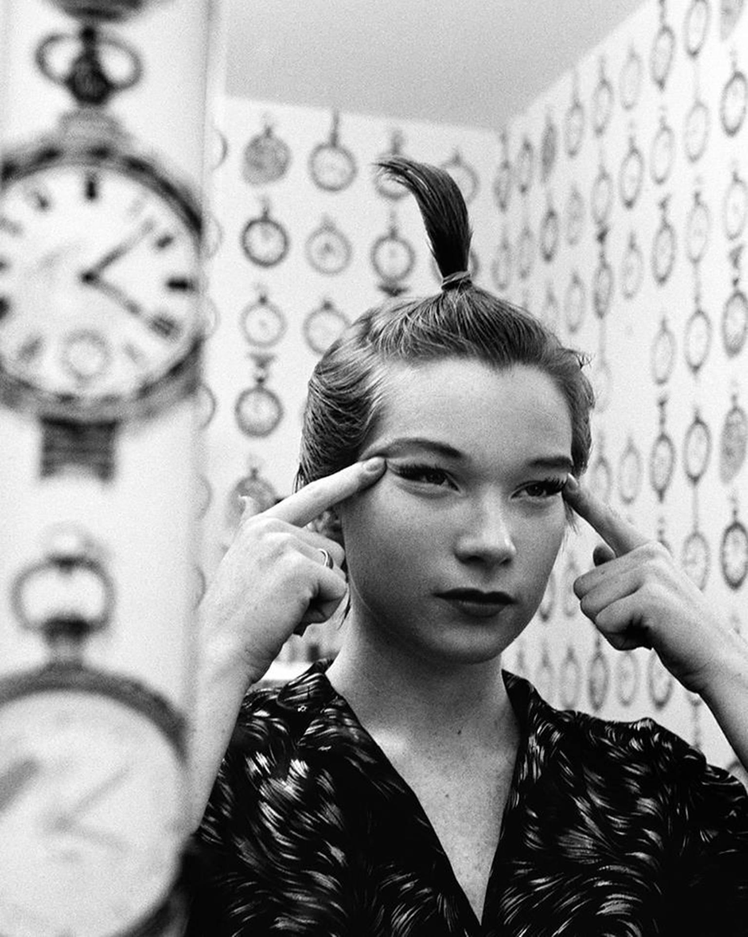 John R. Hamilton Black and White Photograph - Shirley Maclaine’s Mirror Madness, Los Angeles, 1960