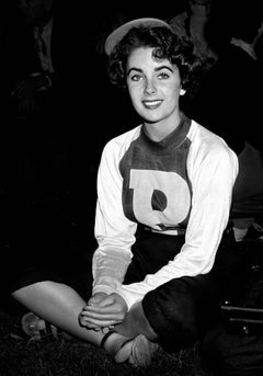 Elizabeth Taylor, Hollywood Stars Baseball Game, 1949