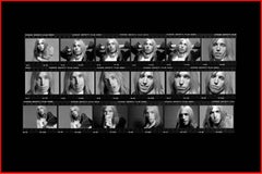 Tom Petty - proof sheet print series, 1973