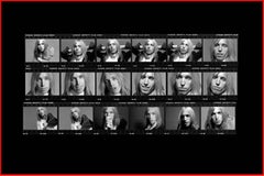 Vintage Tom Petty - proof sheet print series, 1973