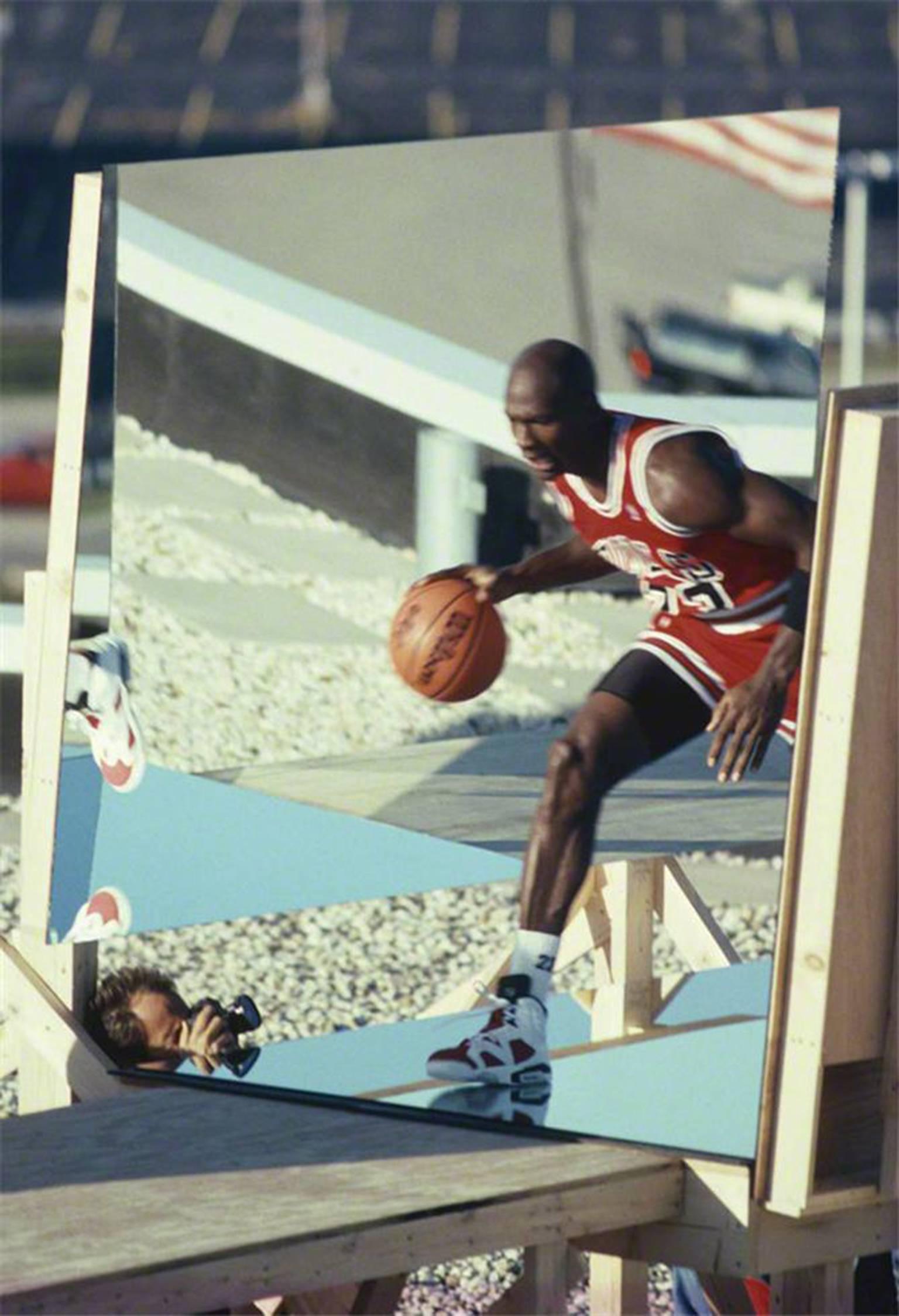 Art Shay Color Photograph - Michael Jordan and Sport, 1991