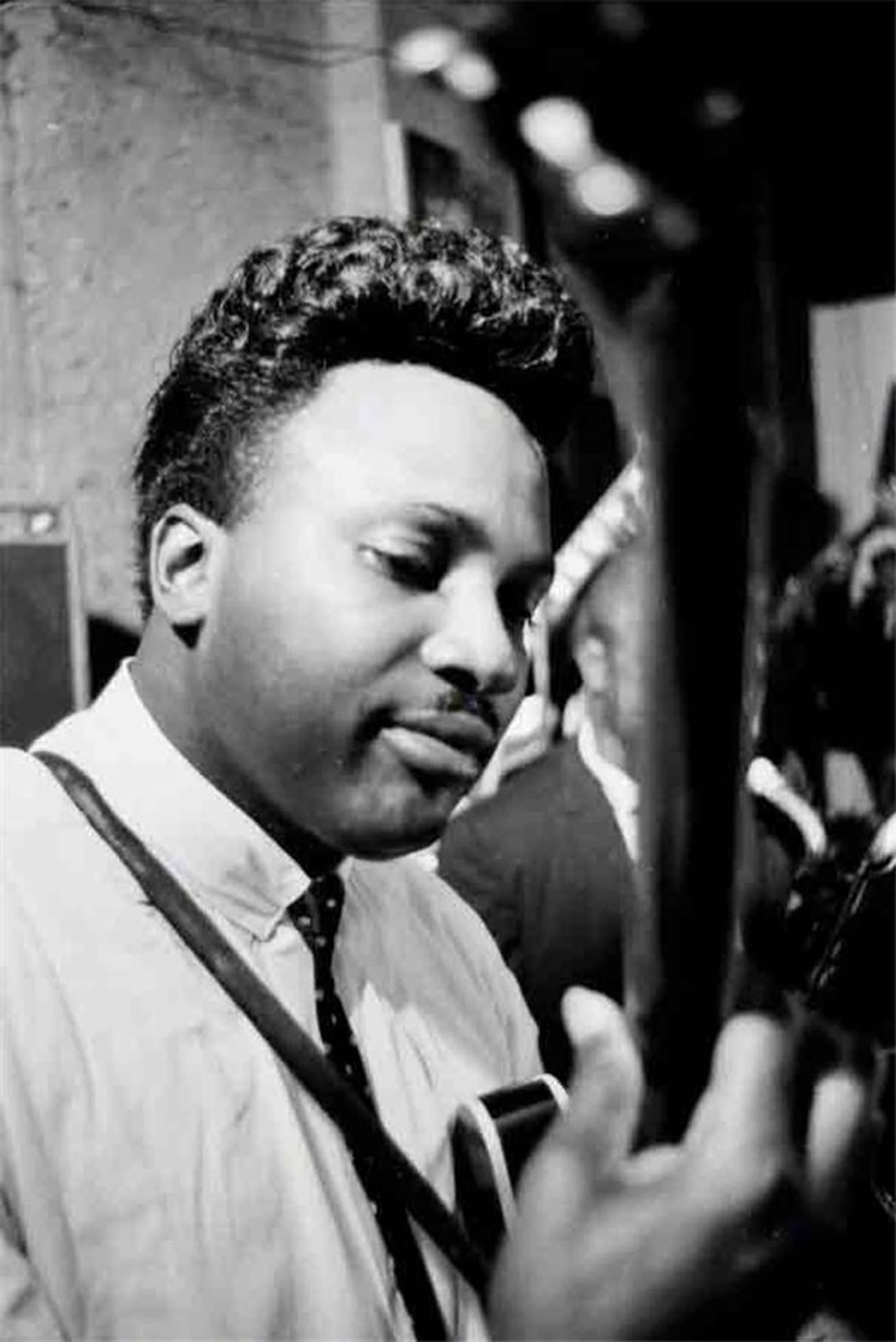 Art Shay Black and White Photograph - Otis Rush, 1965