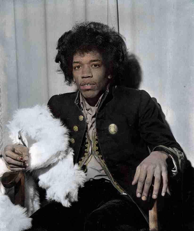 Ian Wright Portrait Photograph - Jimi Hendrix, Darlington, England 1967