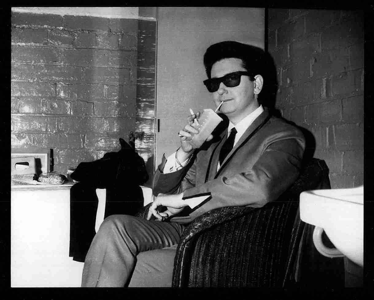 Ian Wright Black and White Photograph - Roy Orbison, Stockton on Tees, England 1964
