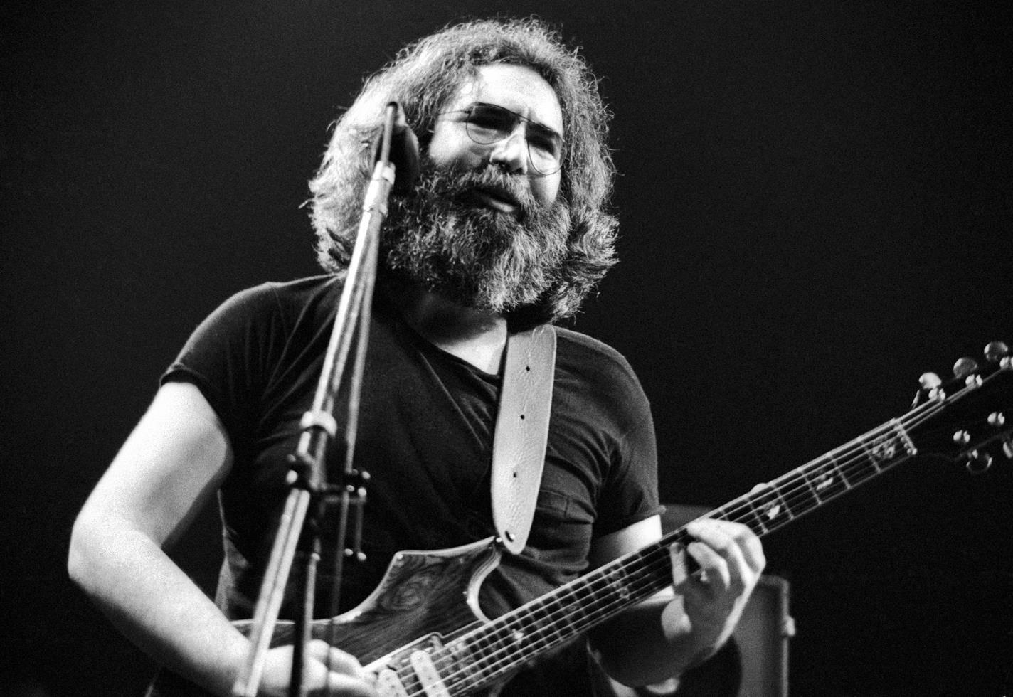Jay Blakesberg Black and White Photograph - Jerry Garcia, Grateful Dead, Oakland Auditorium Arena, CA, 1979