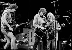 Bob Weir, Bob Dylan, and Jerry Garcia, Oakland Stadium, CA, 1987