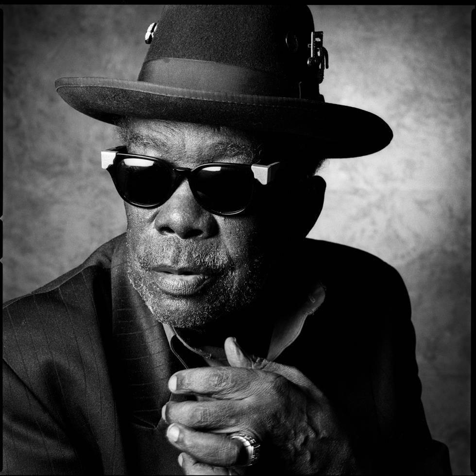 Jay Blakesberg Black and White Photograph - John Lee Hooker, Redwood City, CA, 1992