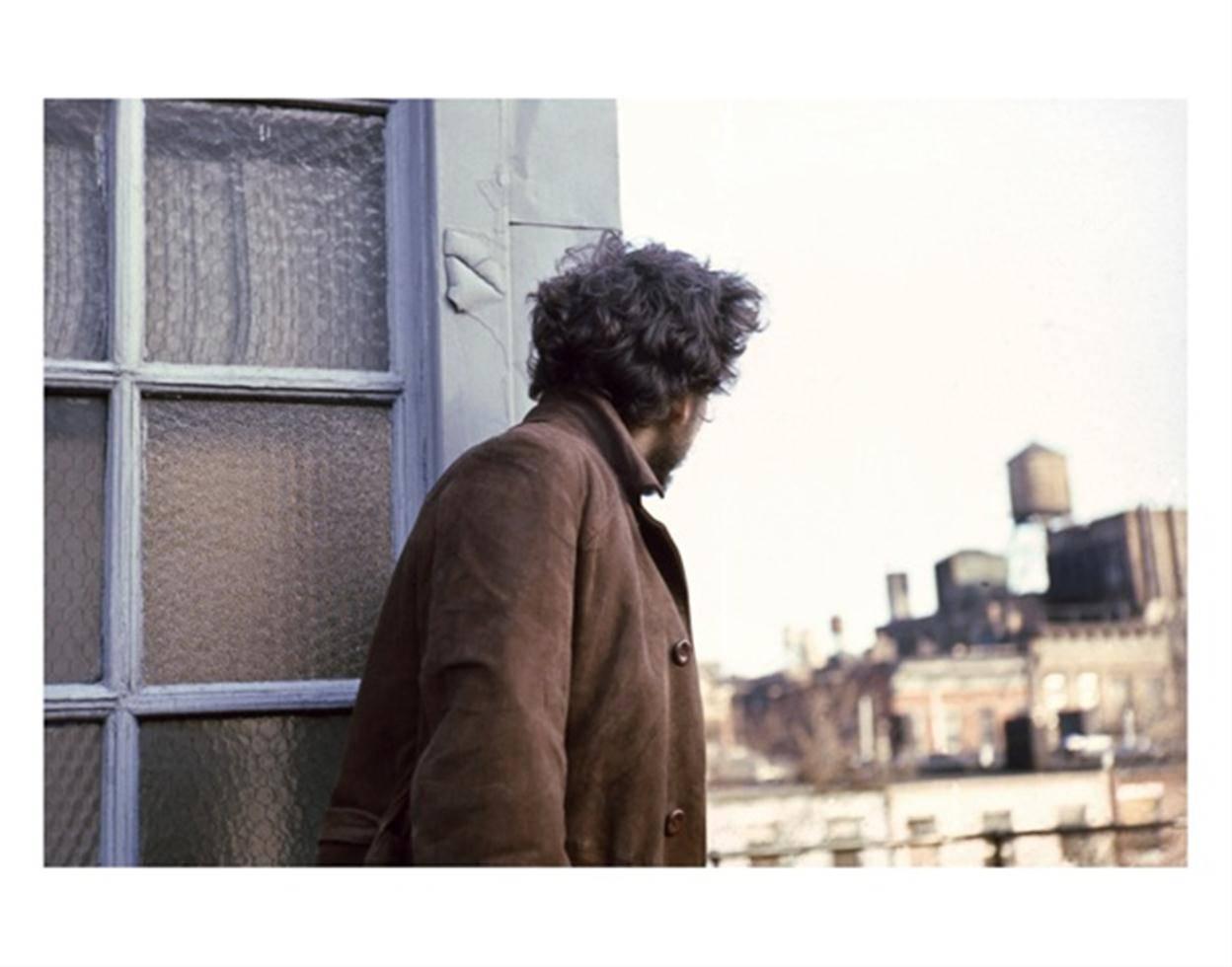 John Cohen Color Photograph - Bob Dylan, Looking Around Corner, 1970