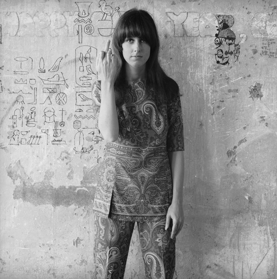 Herb Greene Black and White Photograph - Grace Slick, San Francisco, CA 1966