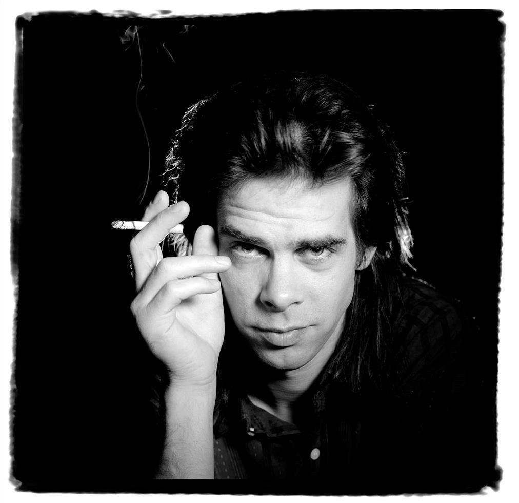 Guido Harari Portrait Photograph – Nick Cave aus Nickel, Mailand, 1992