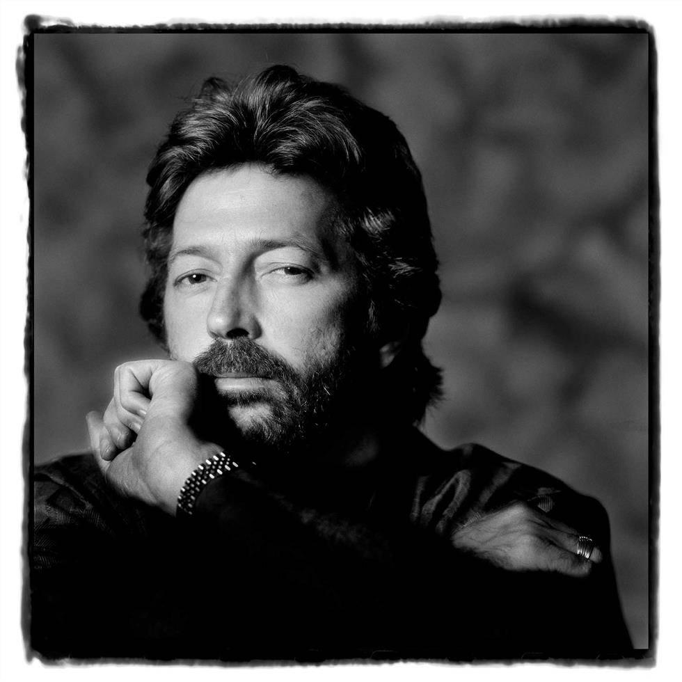 Black and White Photograph Guido Harari - Eric Clapton, Turin, 1985