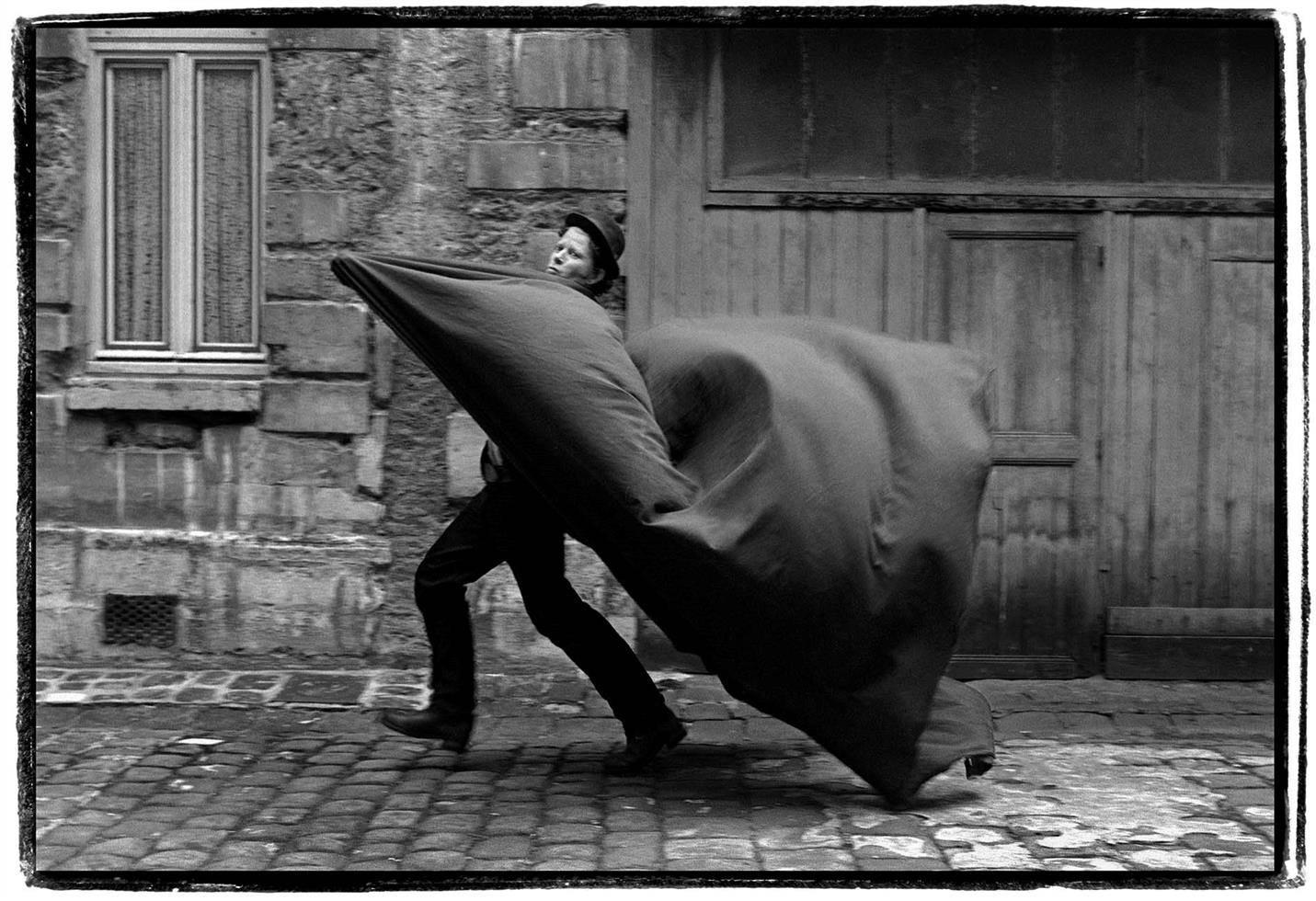 Guido Harari Black and White Photograph - Tom Waits, Paris, 1992