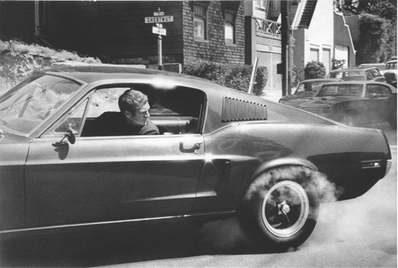 Barry Feinstein Black and White Photograph – Steve McQueen