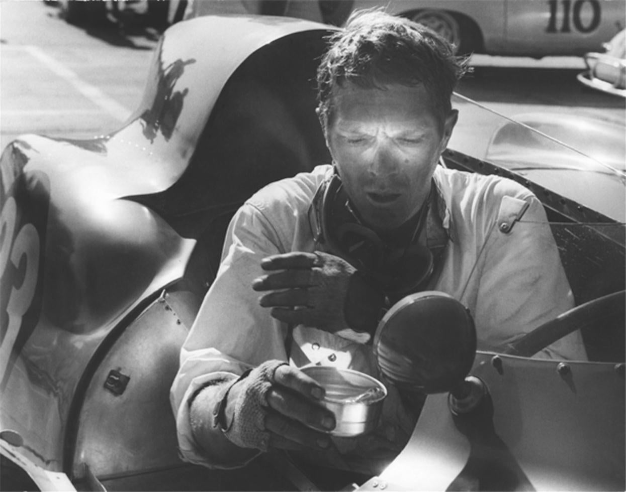 Barry Feinstein Black and White Photograph - Steve McQueen, Le Mans