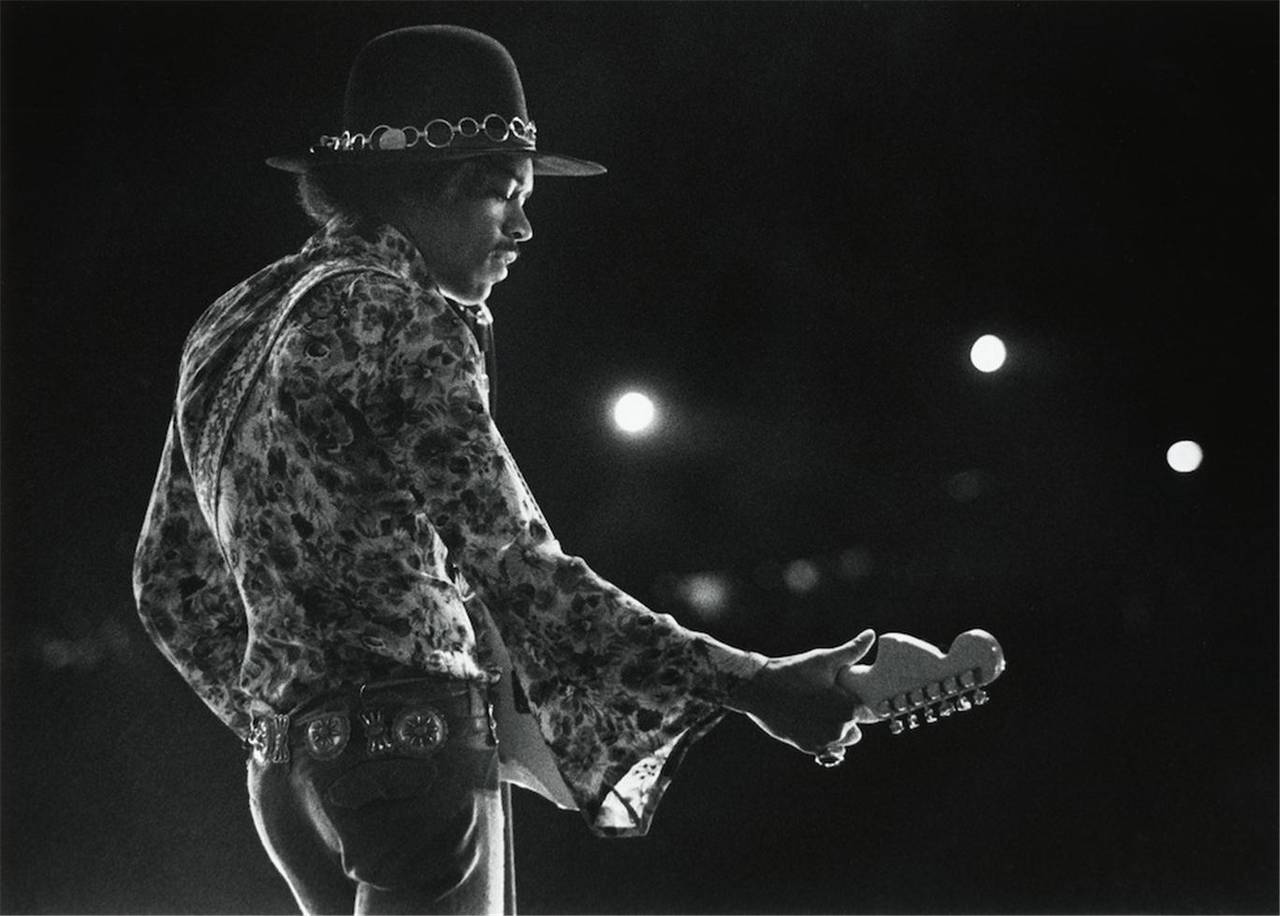 Black and White Photograph Barrie Wentzell - Jimi Hendrix - Jimi Hendrix
