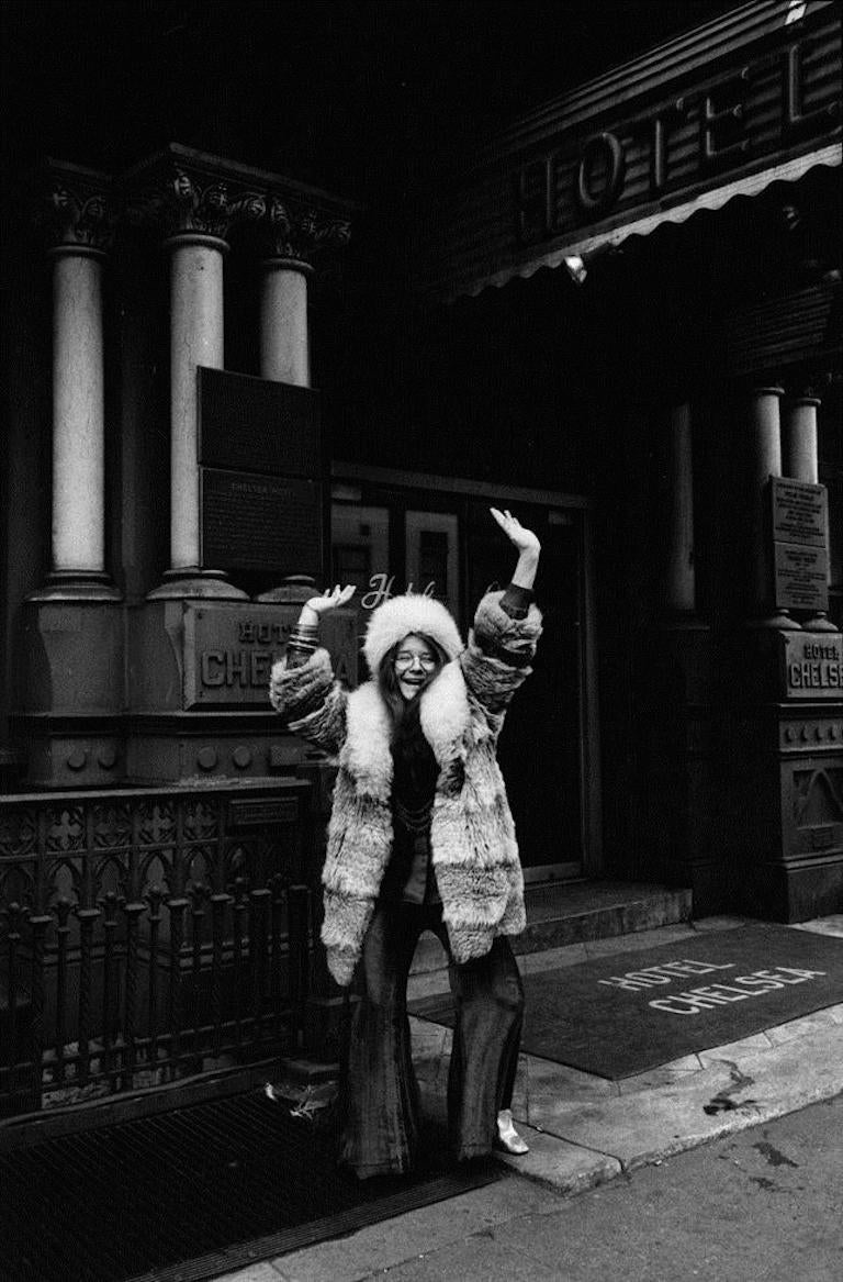 David Gahr Black and White Photograph - Janis Joplin