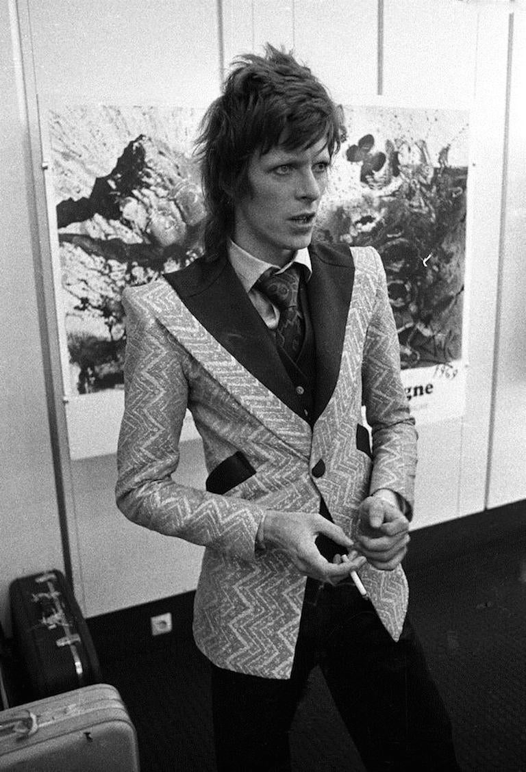 Barrie Wentzell Black and White Photograph – David Bowie