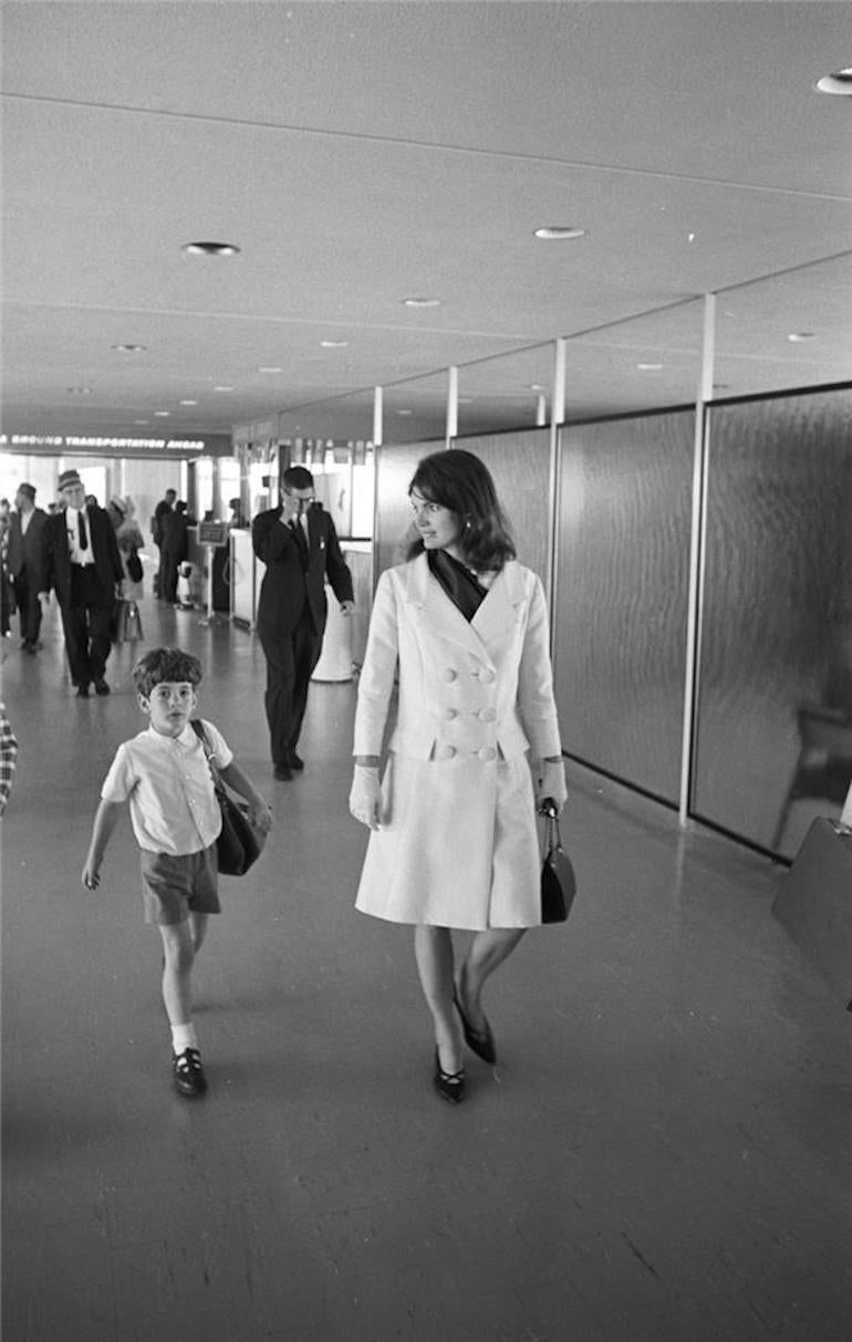 Ken Regan Black and White Photograph - Jackie Kennedy & John Kennedy Jr.