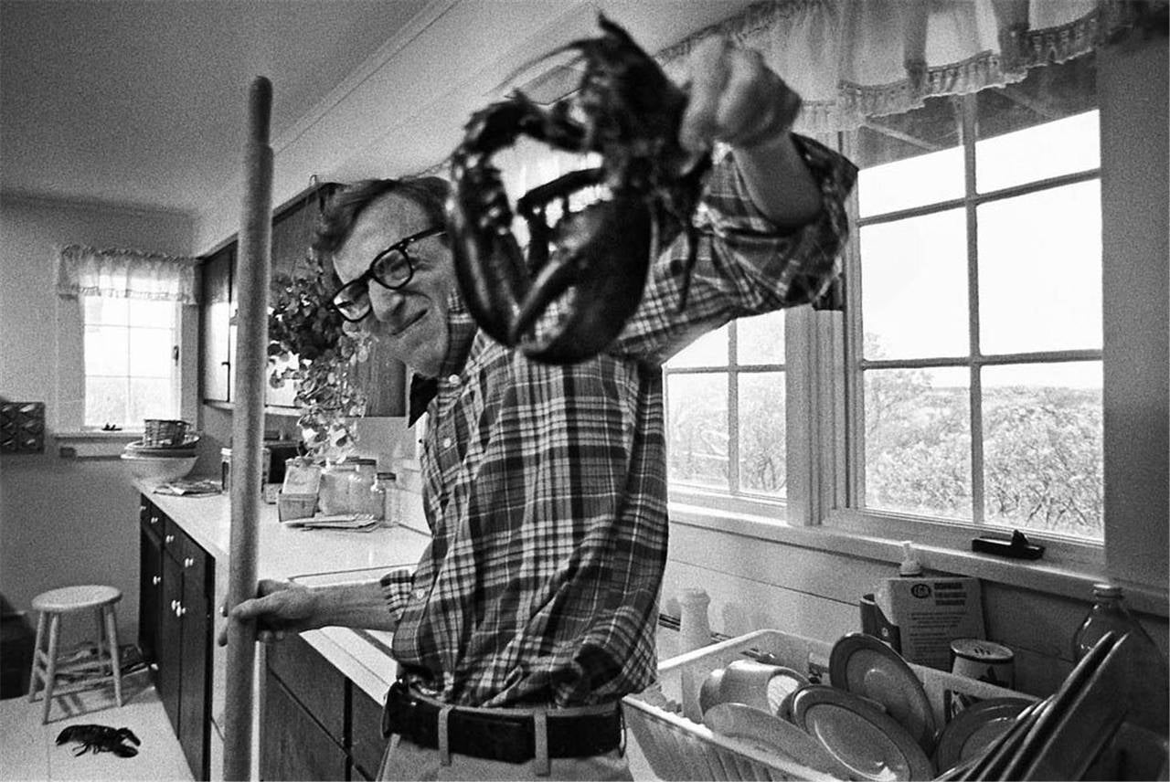 Brian Hamill Black and White Photograph - Woody Allen, "Annie Hall, " 1976