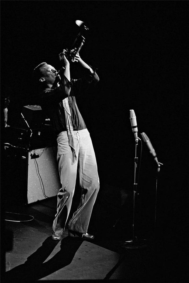 Glen Craig Black and White Photograph - Miles Davis Live