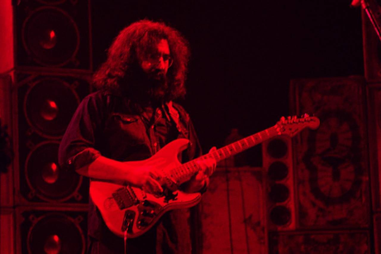 Frank Stefanko Color Photograph - Jerry Garcia "In the Red Light"