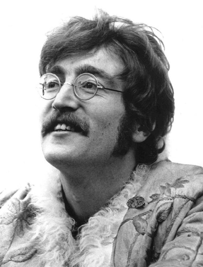 Barrie Wentzell Black and White Photograph - John Lennon, England