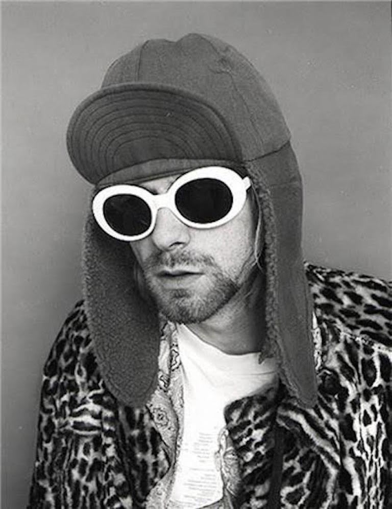 Jesse Frohman Black and White Photograph - Kurt Cobain
