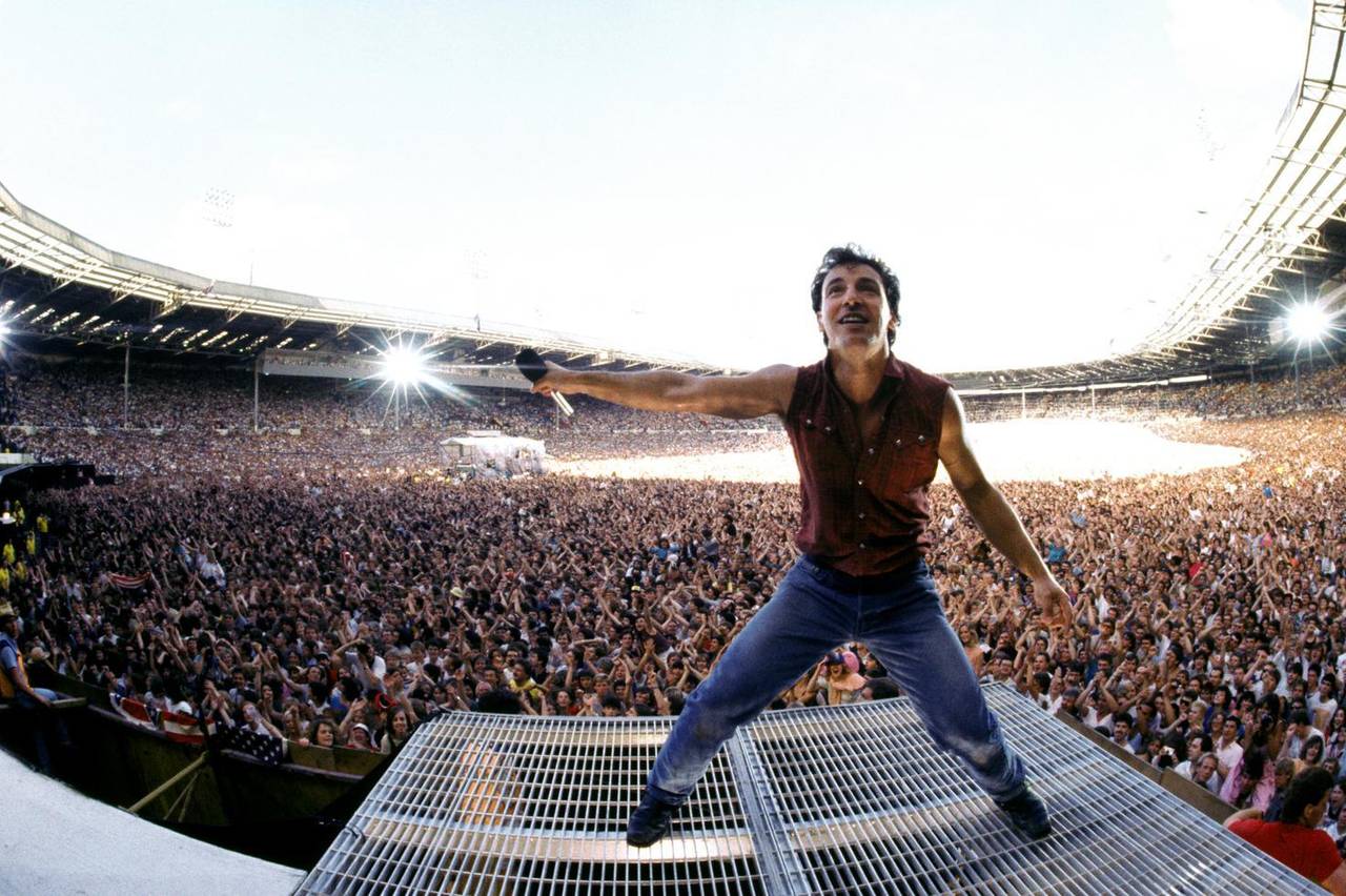 Neal Preston Portrait Photograph - Bruce Springsteen at Wembley Stadium, London, England