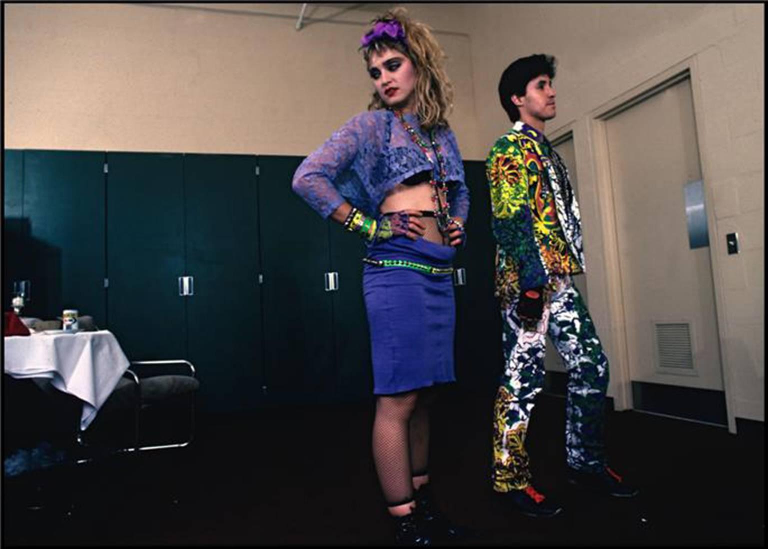 Neal Preston Color Photograph - Madonna Backstage