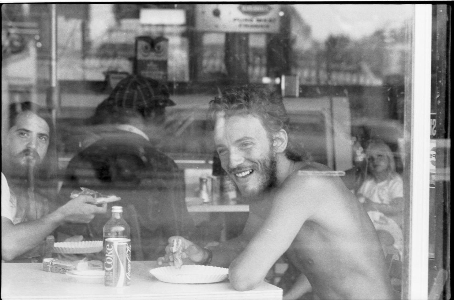 David Gahr Portrait Photograph - Bruce Springsteen “In Window”