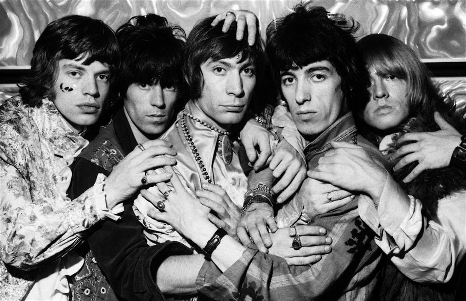 Michael Cooper (b.1941) Black and White Photograph - Rolling Stones, 1967