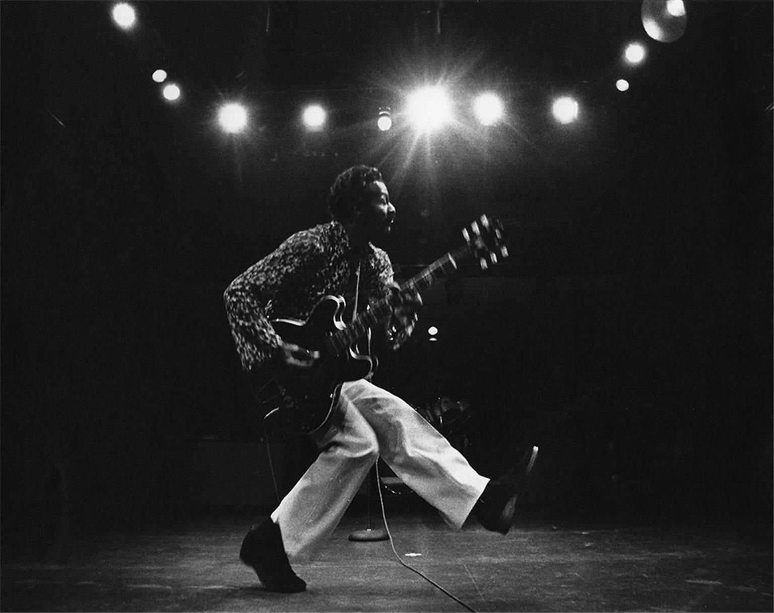 Jay Dickman Black and White Photograph - Chuck Berry