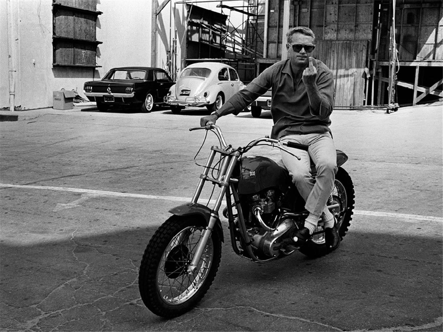 John R. Hamilton Portrait Photograph - Steve McQueen, Filming “The Sand Pebbles, ” 20th Century Fox Studio, 1966